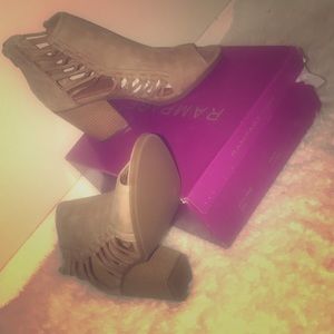 Brand new rampage booties! One of a kind!